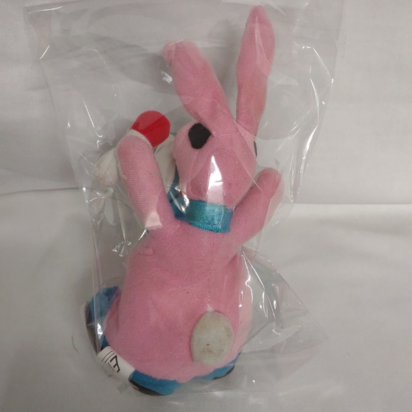 🌷‼️5/$20 VTG 1997 Energizer Battery Bunny Drum Advertising Plush Pink Rabbit 7” - Picture 3 of 6